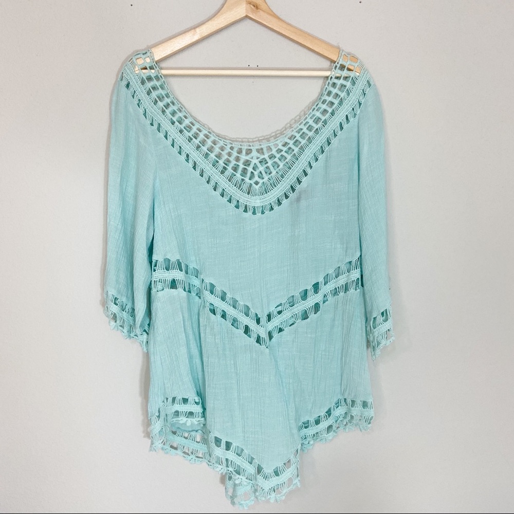 City Chic Poncho Blouse